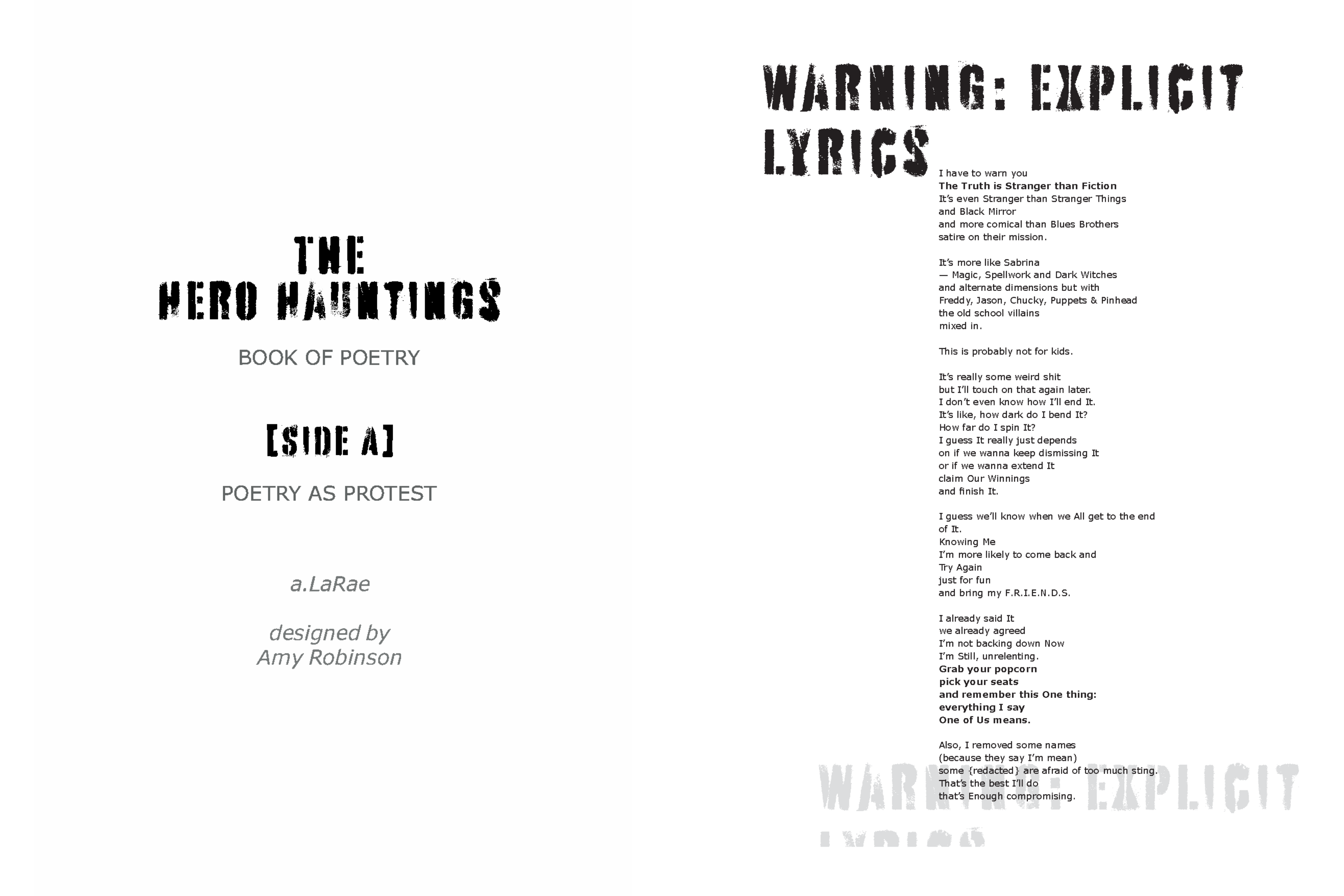[1] Warning_ Explicit Lyrics by a.LaRae - The Hero Hauntings